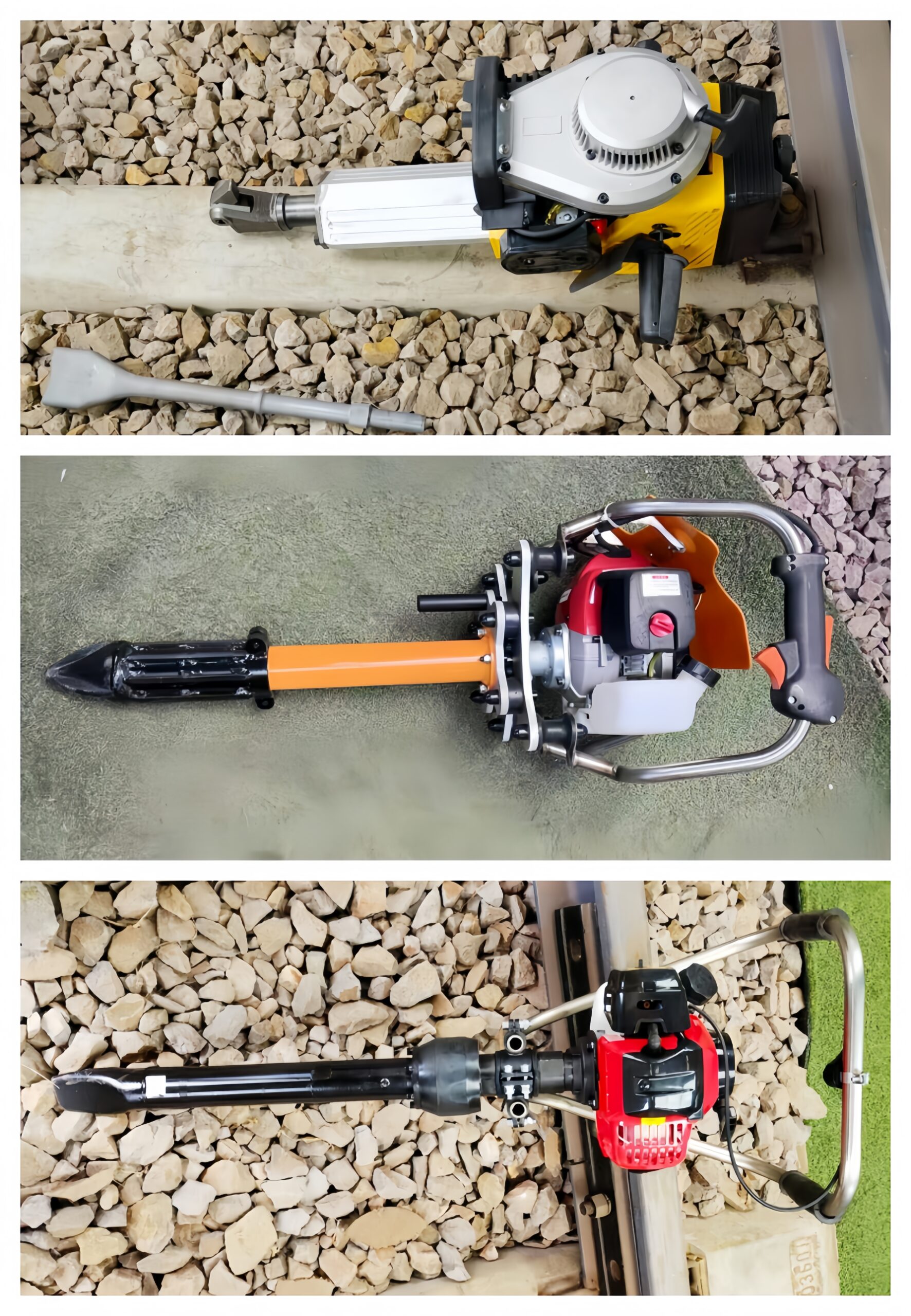 Portable Railway Tamping Machine - Gasoline and Electric Models for Efficient Track Maintenance